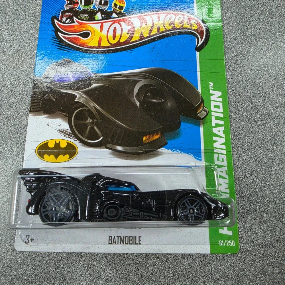 Hot Wheels Batmobile Lot 3pc Black‎ NEW Arkham Asylum The Bat HW Imagination